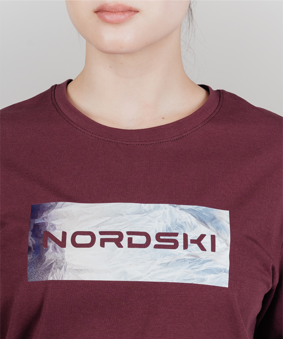 картинка Футболка Nordski Simple Logo Coffee W от магазина Одежда+