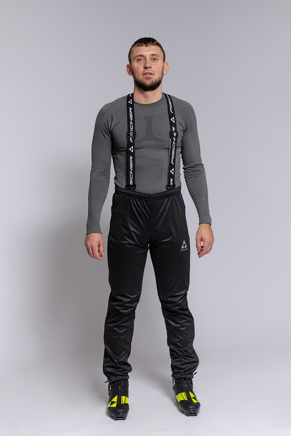 картинка Брюки мужские разминочные FISCHER Softshell Warm от магазина Одежда+