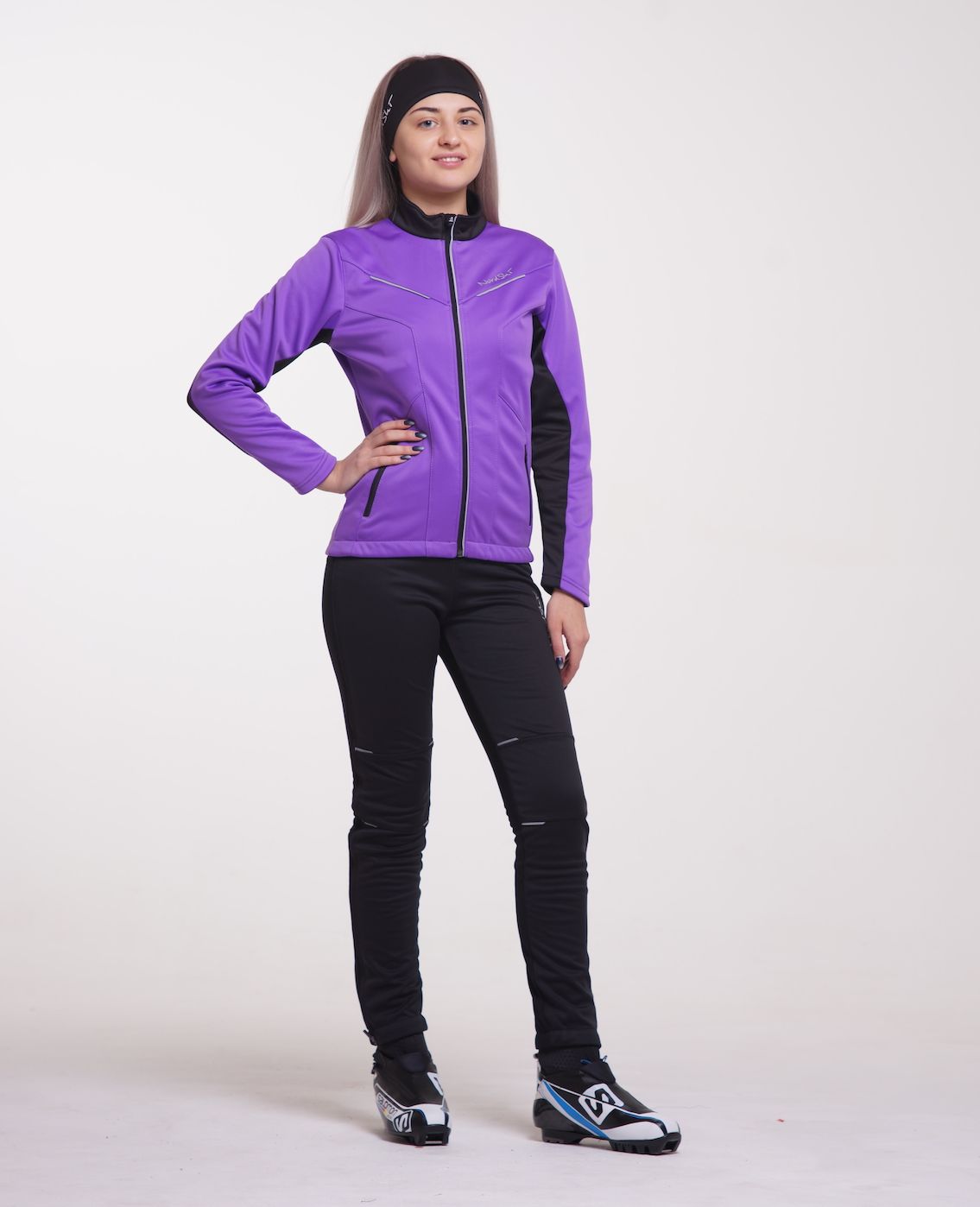 картинка Разминочный костюм Nordski Jr. Premium Violet/Black от магазина Одежда+