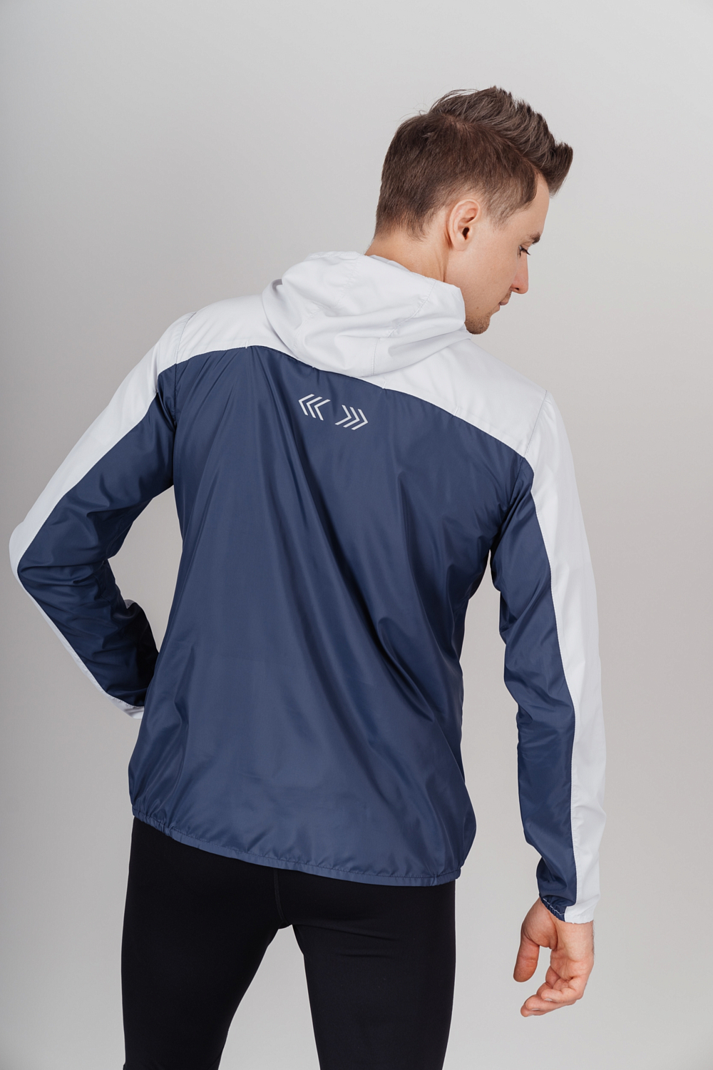 картинка Ветровка Nordski Rain Moon Grey/Navy от магазина Одежда+