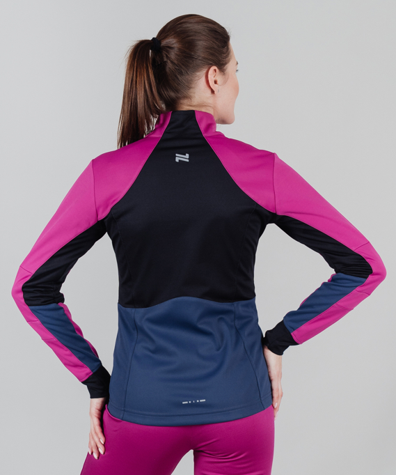 картинка Куртка тренировочная Nordski Pro Fuchsia/Blue W от магазина Одежда+