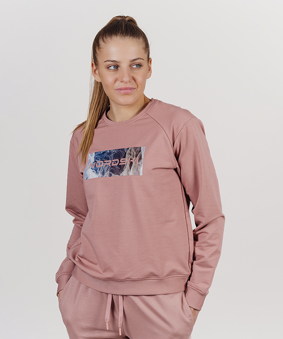 картинка Свитшот Nordski Simple Logo Tea Rose W от магазина Одежда+