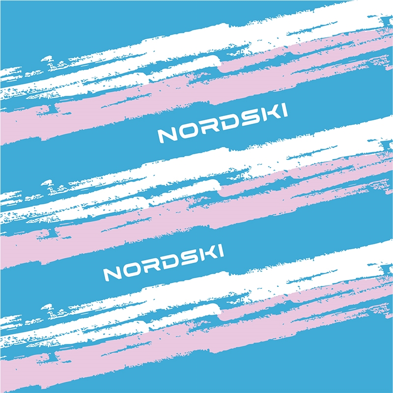 картинка Платок-бандана NORDSKI Stripe Blue/Pink от магазина Одежда+