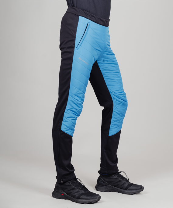 картинка Брюки Nordski Hybrid Warm Light Blue/Black от магазина Одежда+