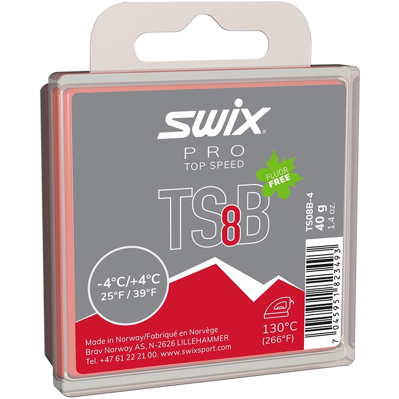 картинка Мазь скольжения (парафин) SWIX TS8 Black RED от магазина Одежда+