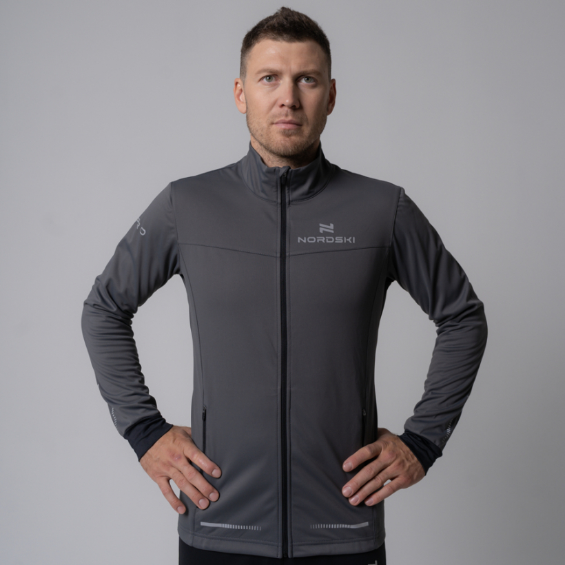 картинка Куртка разминочная NORDSKI Pro Graphite M от магазина Одежда+