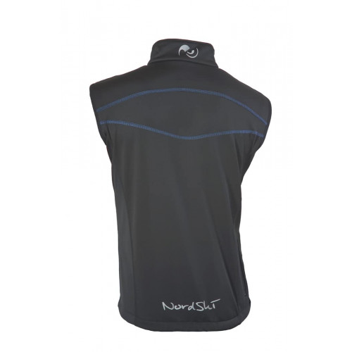 картинка Жилет NORDSKI Active Black/Blue (Soft-Shell) от магазина Одежда+