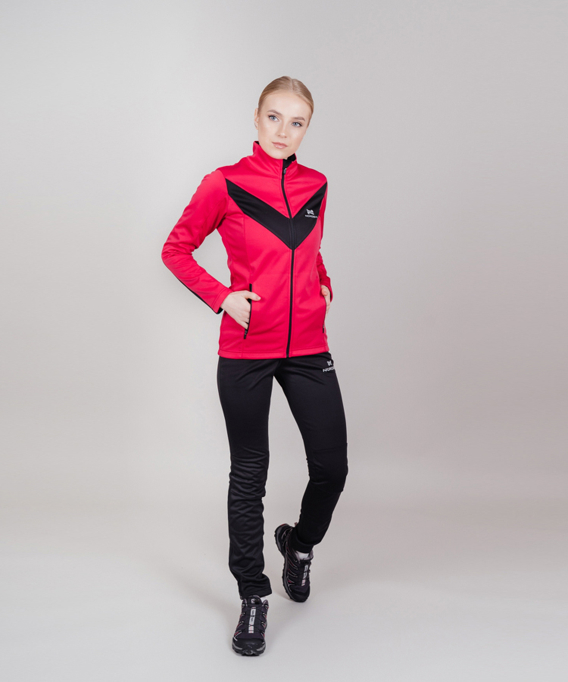картинка Разминочный костюм Nordski Base Pink/Black W от магазина Одежда+