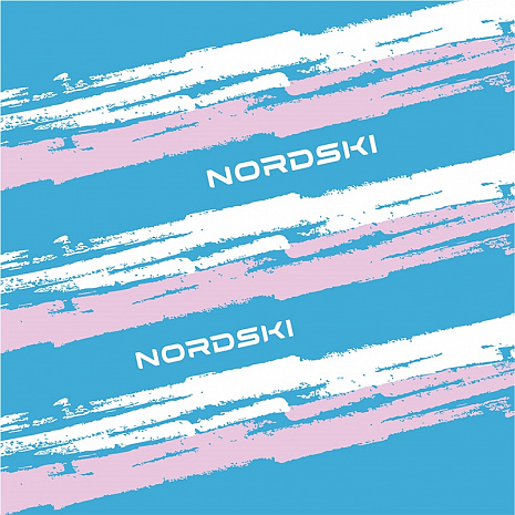 картинка Платок-бандана NORDSKI Stripe Blue/Pink от магазина Одежда+