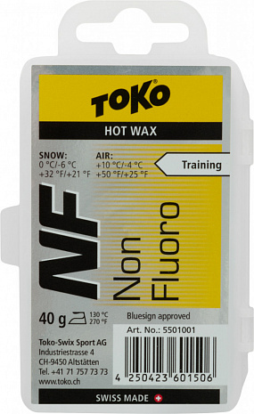 картинка Парафин без содержания фтора TOKO NF Hot Wax от магазина Одежда+