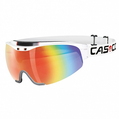 картинка Визор CASCO SPIRIT CARBONIC (2 линзы в комплекте) White-rainbow от магазина Одежда+